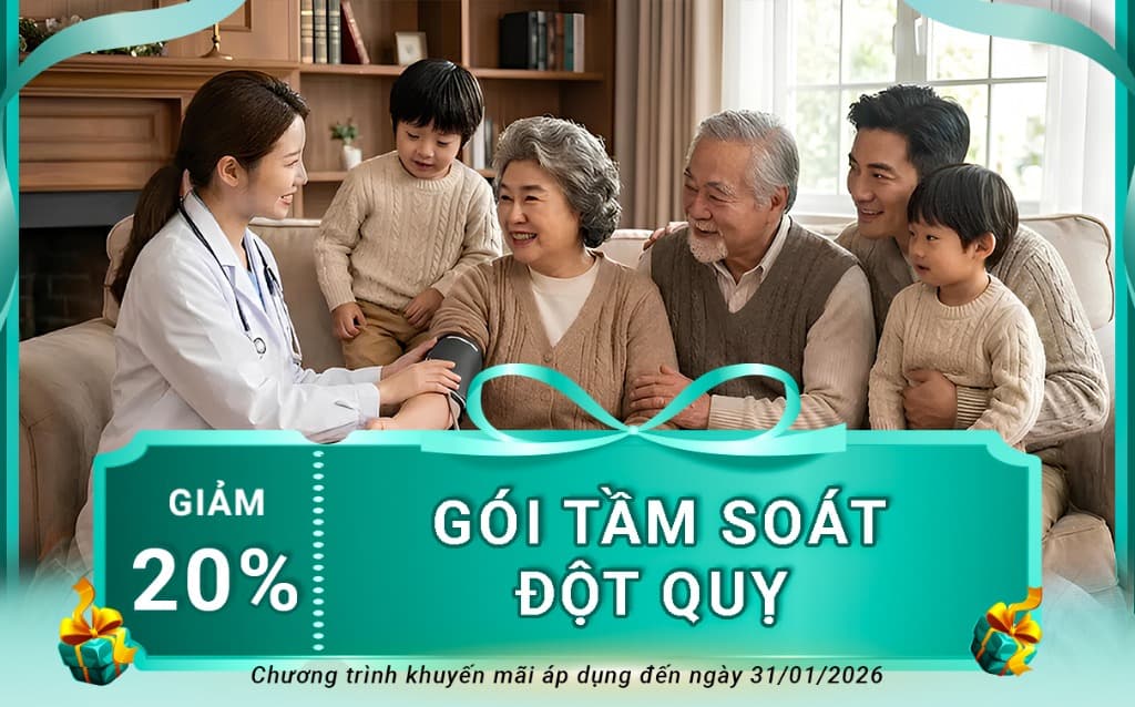 Gói tầm soát đột quỵ - Giảm 20%