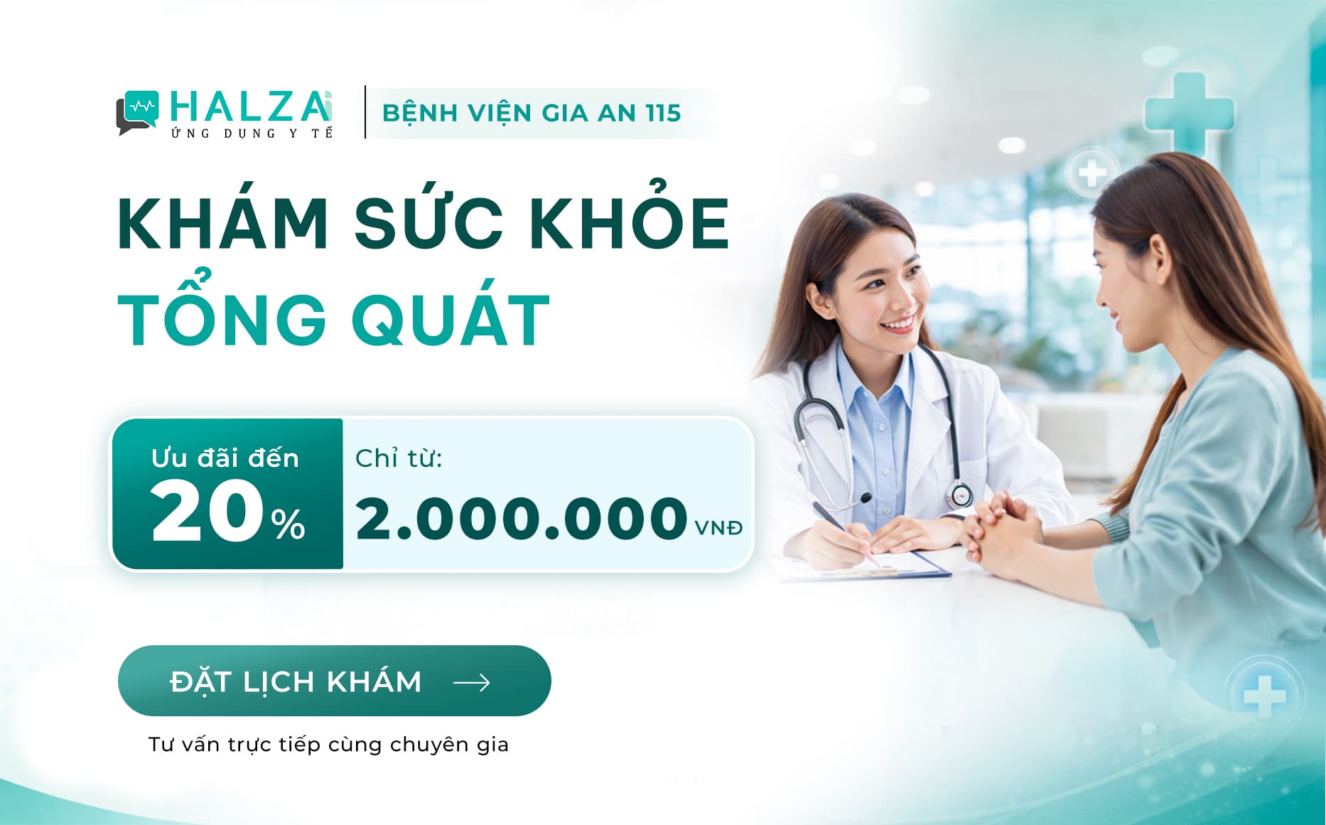 Giảm 20% khám sức khỏe tổng quát